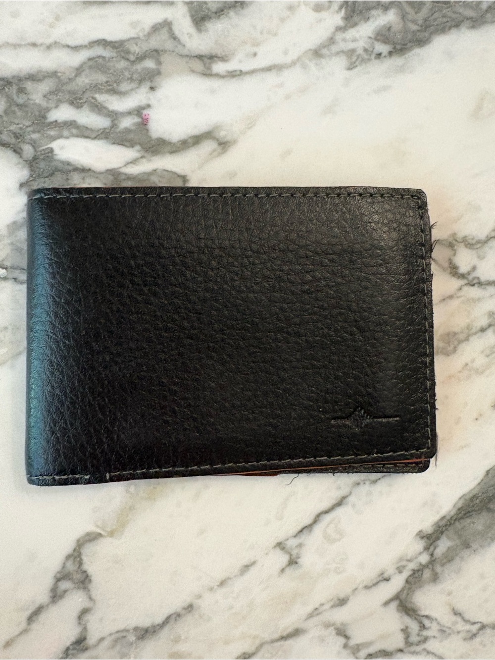 Buxton Black Leather Card & Key Holder wallet